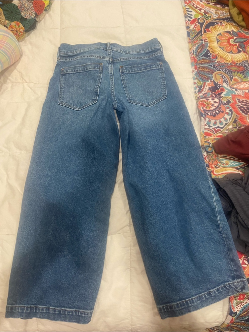 Banana Republic Light Blue High-Rise Wide-Leg Crop Jeans - Picture 3 of 3